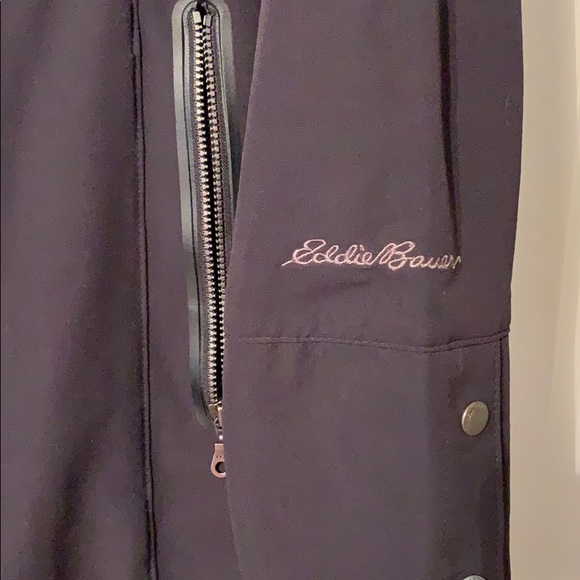 Eddie Bauer Black Trench - Picture 3 of 6
